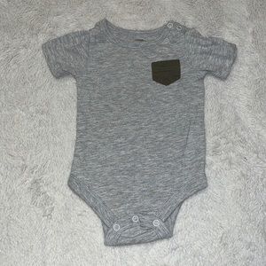 (3 for $10) George gray bodysuit